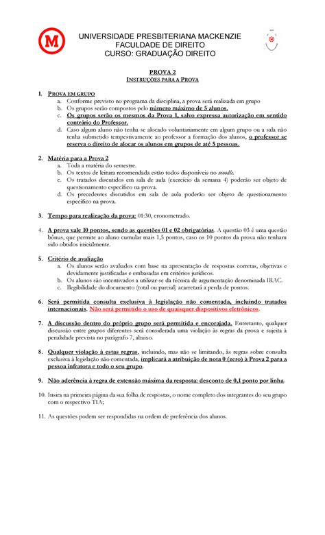 Mackenzie Provas Anteriores - Prova 2018, questões e respostas - UNIVERSIDADE PRESBITERIANA MACKENZIE ...