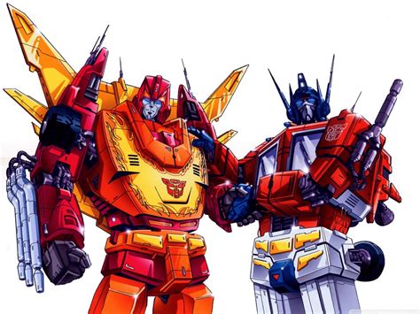 Rodimus Prime And Optimus Prime Transformers Optimus Prime