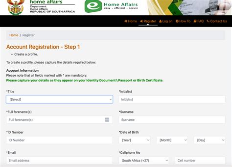 How To Apply For Your South Africa Passport Online