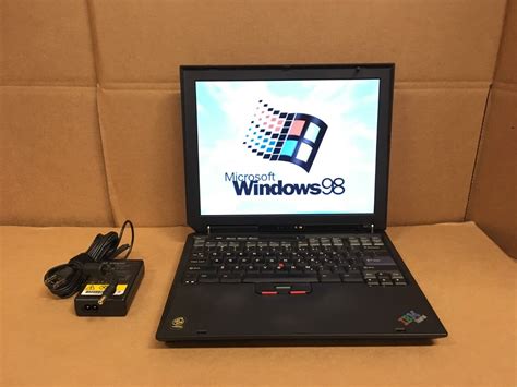 Ibm Thinkpad R31 Vintage Laptop Retro Gaming Windows 98 256mb 30gb Hdd