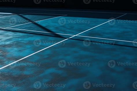 isolated blue tennis court. AI Generated 23140552 Stock Photo at Vecteezy