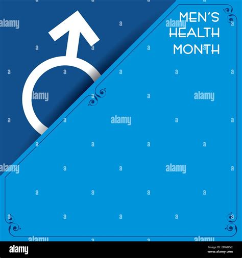 Vector Illustration For Mens Health Awareness Month Which Is Observed