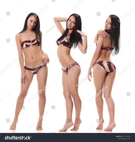 Athletic Girl Sexy White Lingerie On Stock Photo Edit Now