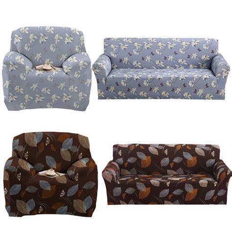 2 Printed Single/Two/Three/Four seater Seat Sofa Covers New Cloth Art ...