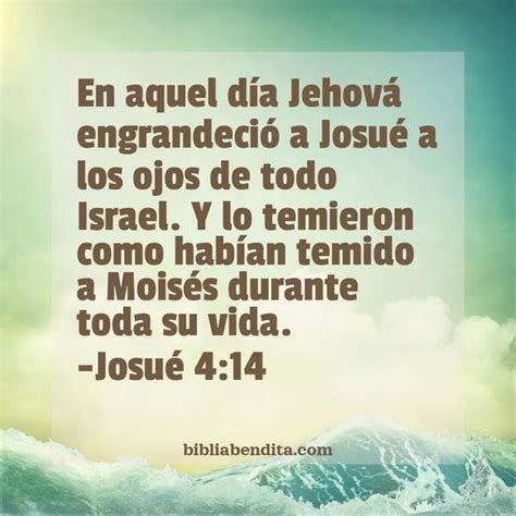 Explicación Josué 4 14 En aquel día Jehová engrandeció a Josué a los