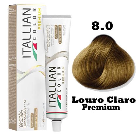 Colora O Itallian Premium G Louro Claro Colora O De Cabelo