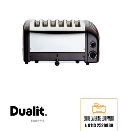 Dualit Vario Toaster Slot Metallic Charcoal Shire Catering