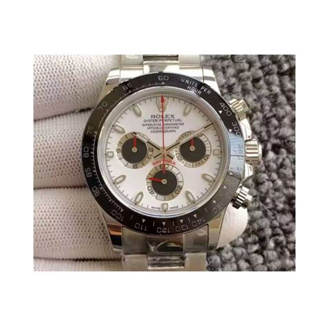 Replica Rolex Daytona Cosmograph Ln Jh Stainless Steel White Dial