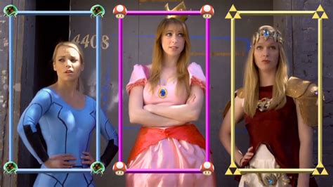 Charlies Angels Parody Miyamotos Angels W Princess Peach Samus Aran