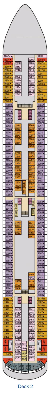 Carnival Venezia Deck Plans | CruiseInd