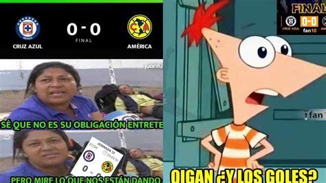 Los mejores MEMES del empate del Clásico Joven Cruz Azul vs América