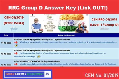 Railway Group D Answer Key Out Phase Answer Key