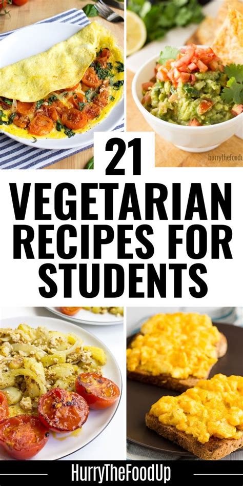 21 Vegetarian Recipes for Students