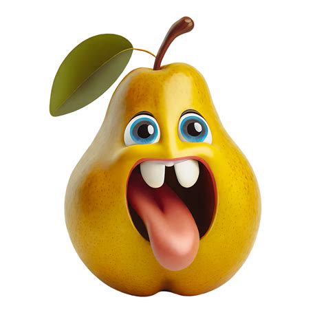 Pear, Funny Cartoon, Png Free Stock Photo - Public Domain Pictures