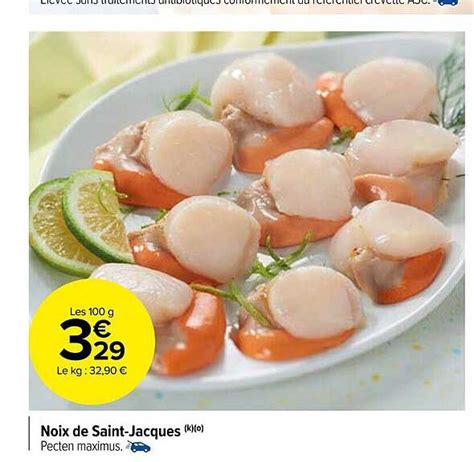 Promo Noix De Saint Jacques Chez Carrefour Market Icatalogue Fr