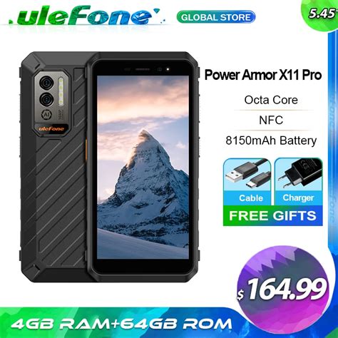 Ulefone Power Armor X Pro Rugged Phone Mah Gb Rom Waterproof