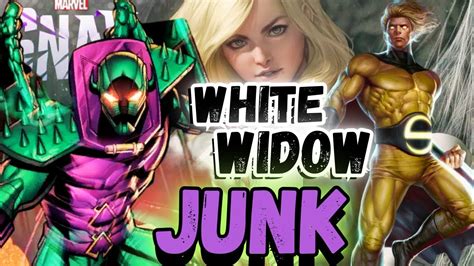 White Widow Con Annihilus En Junk Me Siento Sucio Por Usar Este Mazo