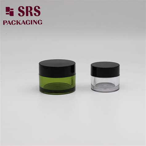 Different Size Petg Plastic Single Wall Cosmetic Cream Jar Srs Packaging