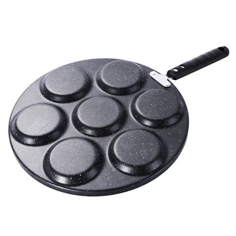 Seven Hole Frying Pan Non Stick Pan Frying Eggs Hamburger Mould Fryer