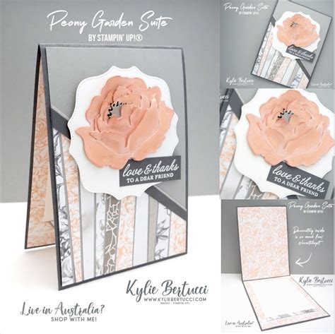 Stampin Up® Peony Garden Suite Floral Cards Peonies Garden Flower Cards