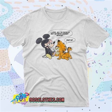 Mickey Mouse Fuck Off Garfield 90s T Shirt Style 90sclothes