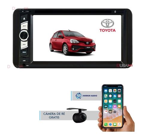 Central Multimídia Dvd Toyota Etios 2014 2015 2016 2017 2018 Mercado