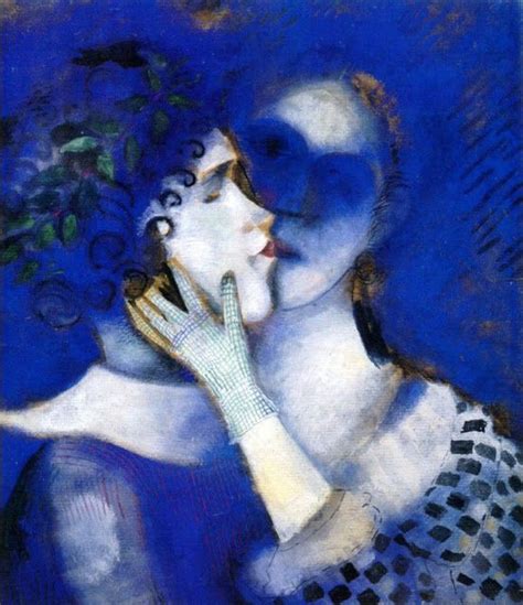 Artesplorando Gli Amanti In Blu Marc Chagall Marc Chagall Arte