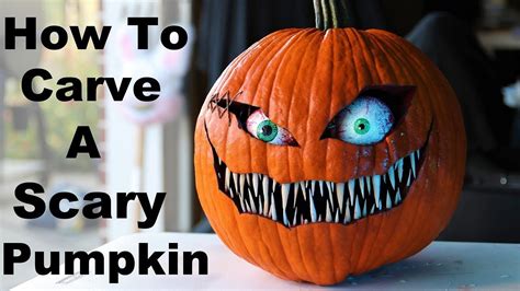 Easy Pumpkin Designs Scary: How to Create Spooky Jack-O'-Lanterns in ...