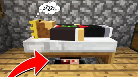 Minecraft Em Dupla Tem Um Monstro Embaixo Da Minha Cama Youtube