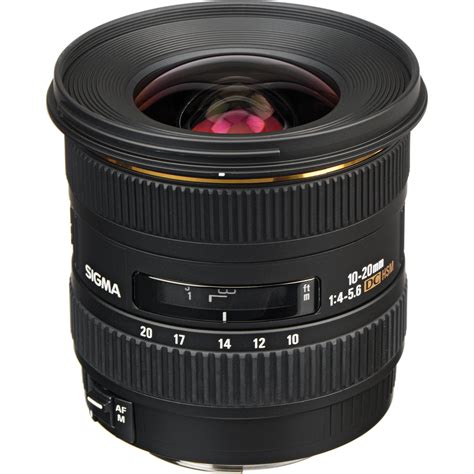 Sigma 10 20mm F 4 5 6 EX DC HSM Lens For Canon EF Mount B H