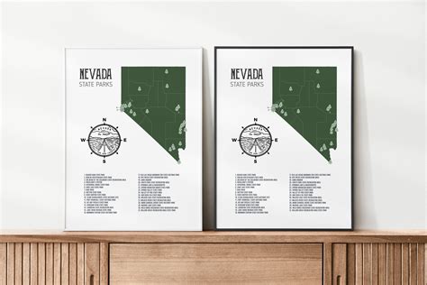 This state parks map makes a great gift for the hiker or nature lover ...