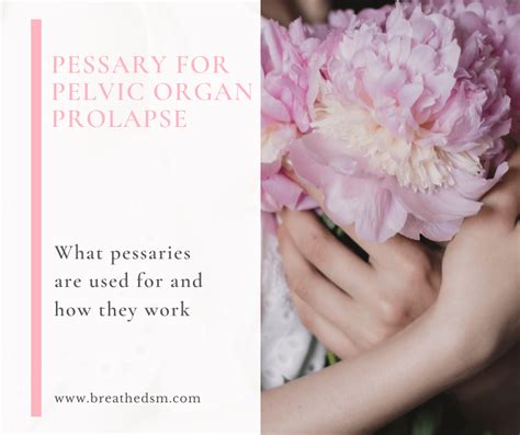 How Pessaries Are Used To Treat Pelvic Pressure & Pain | Breathe. PTW