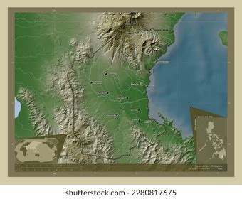 Davao Del Sur Province Philippines Elevation Stock Illustration