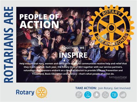 Rotarians Are - People of Action - Inspire by GT | Rotary club, Medical missions, Rotary ...