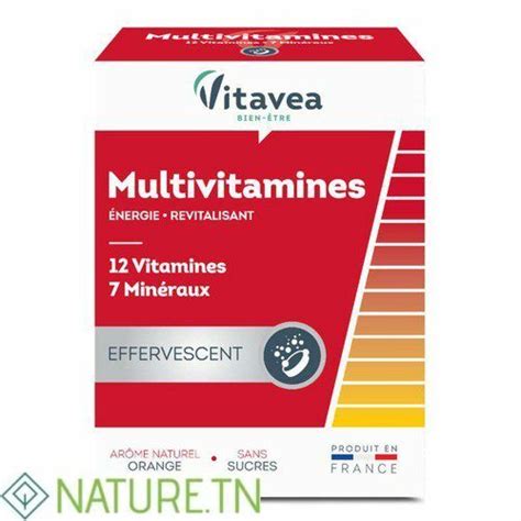 Vitavea Multivitamines Vitamines Oligo Elements Efferviscent