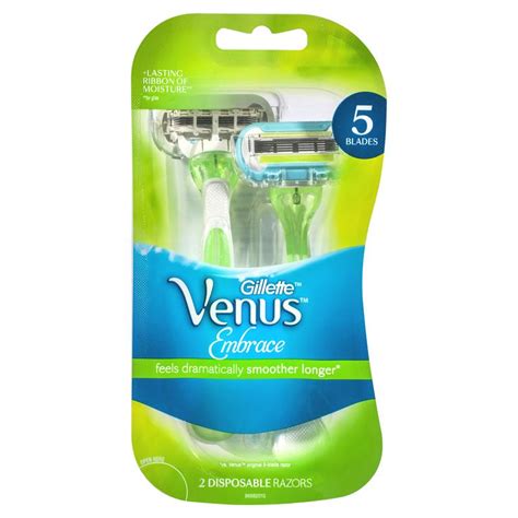 Buy Gillette Venus Embrace Disposable Razors 2 Pack Online At Chemist