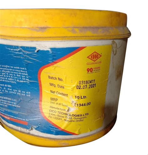 Cico Super Waterproofing Chemical Packaging Size 10kg At Rs 1100