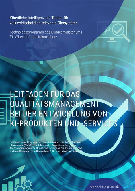 Leitfaden F R Das Qualit Tsmanagement Bei Der Entwicklung Von Ki