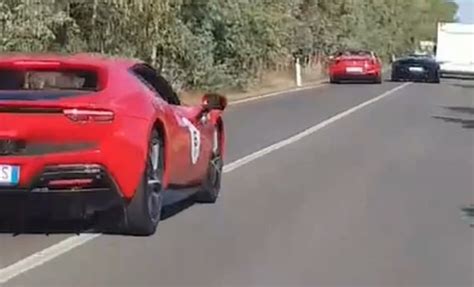 Shocking Moment In Supercar Tour Crash That Kills Couple In Ferrari