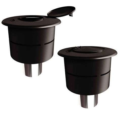 Poujoulat Chapeau Terminal Vertical Pgi Diam Tre Mm Noir