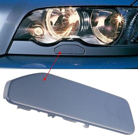 Direct Fit Left Headlight Washer Jet Cover Improved Charging Capacities