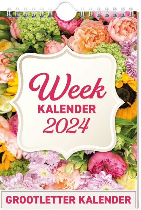 Bloemen Weekkalender Spiraalgebonden 9789464325744 Bruna