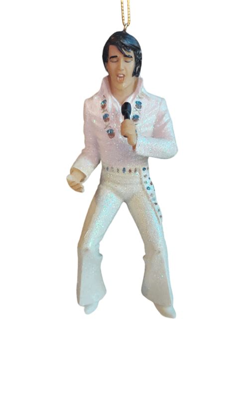 Elvis Presley White Jumpsuit Ornament Gamecastle Retro