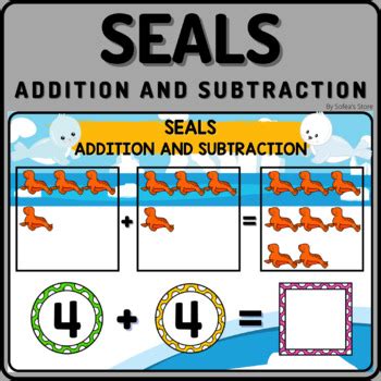 Seals Math Boom Cards Addition And Subtraction By Sofea S Store