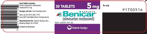 Benicar Fda Prescribing Information Side Effects And Uses