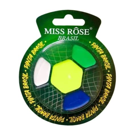 Paleta Cremosa Pinta Cara Brasil Miss Rose Shopee Brasil