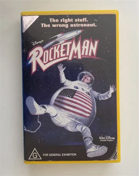 Rocketman Vhs Disney Home Video Big Box Ex Rental Tape Harland