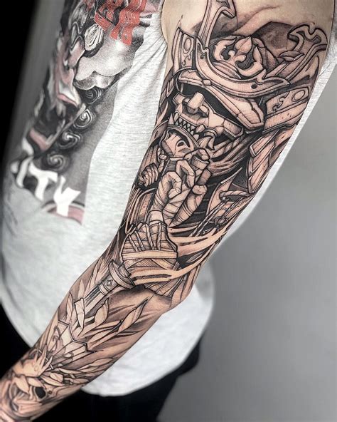 Тату рукав чоловічий Фото красивих ескізів VeAn Tattoo