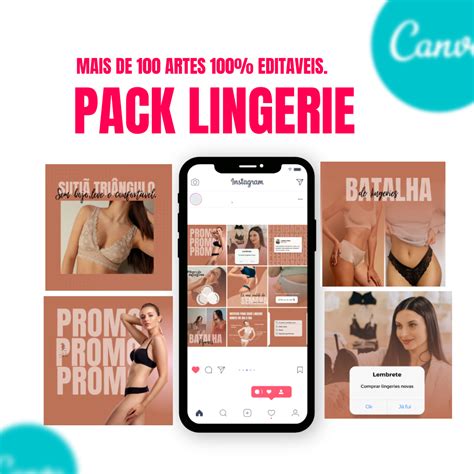 PACK CANVA LINGERIE Maridiane Martins Hotmart