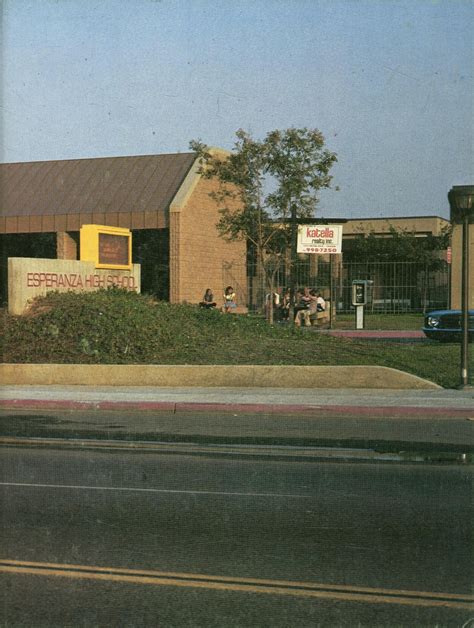 1977 yearbook from Esperanza High School from Anaheim, California